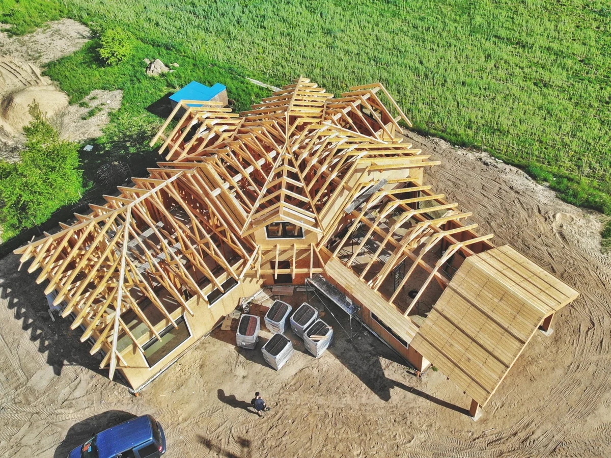 Montaż domu szkieletowego